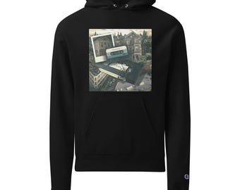 Kleiner Hunde Hoodie Upcycled aus Champion-Sweatshirt 12-Zoll-Länge Unisex Haustier-Hoodie für Katzen & Hunde