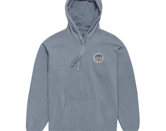Beschnittener übergroßer Garment Dyed Hoodie Unisex Vintage Washed Pullover, schweres 12-Zoll-Streetwear-Sweatshirt für Männer und Frauen