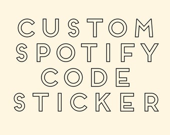 Spotify Code Etsy