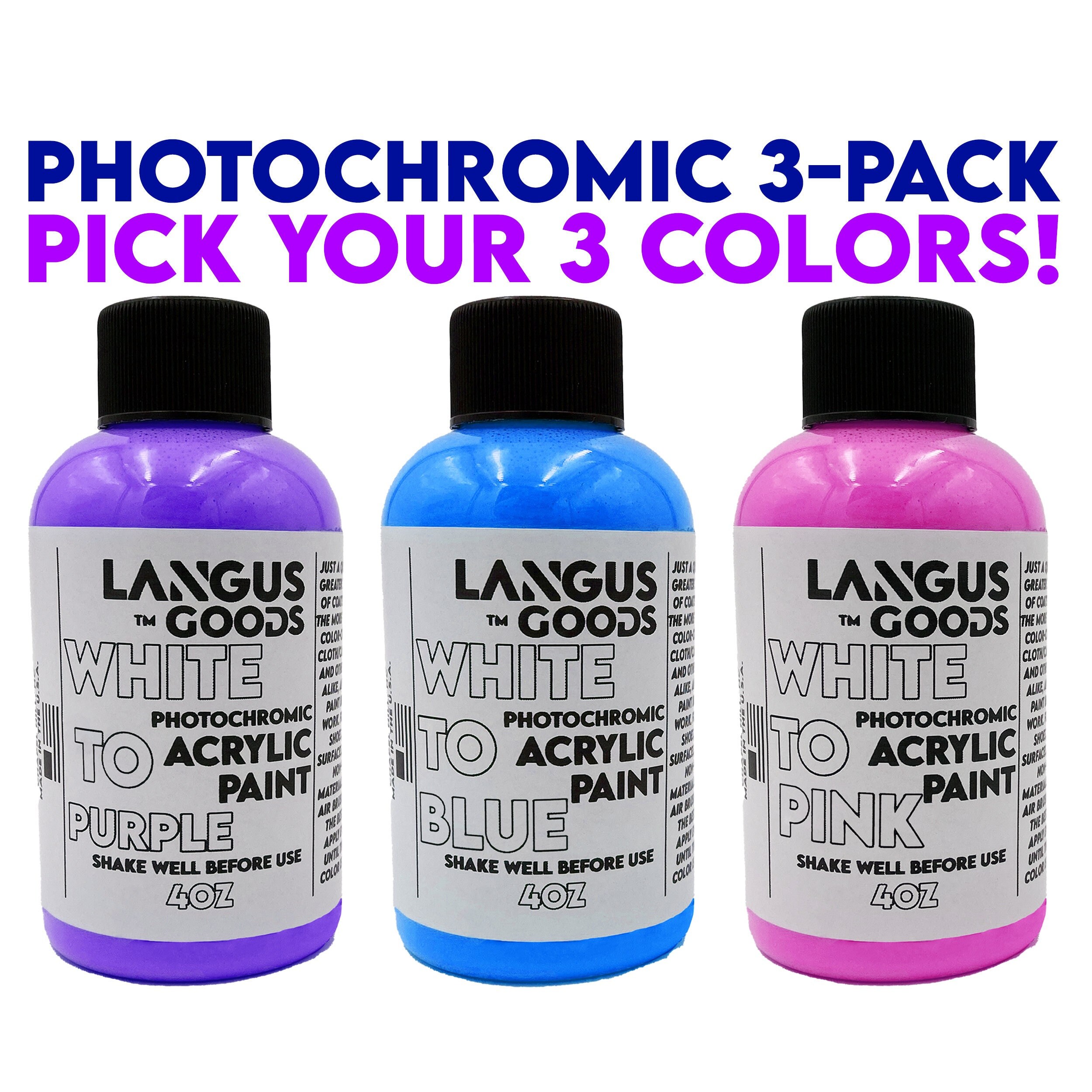 Photochromic UV Fabric & Airbrush Paint That Changes Color in the