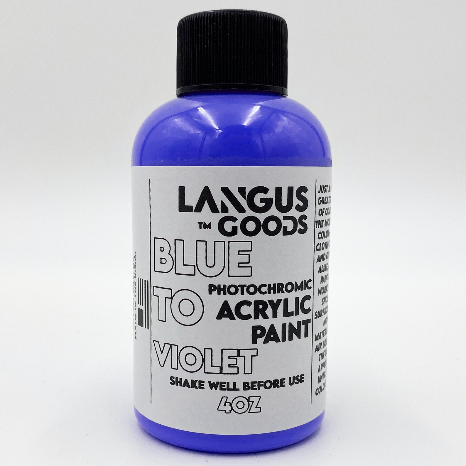 Photochromic UV Acrylic Paint That Changes Color in the Sun Etsy