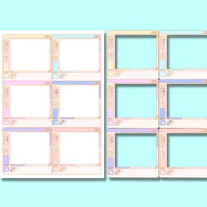 Pastell MS Paint Windows PNG Grafik Set, 90er/Y2K Grafik Set, Neunziger Jahre Grafik, Sofortiger Download