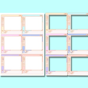 Pastel MS Paint Windows PNG Graphics Set, 90s/Y2K Graphics Set, Nineties Graphics, Instant Download