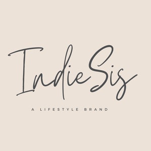 Handwritten Premade Logo Design | Minimalist Branding, Pre-Made Logo, Signature Logo, Modern Logo, Small Business Branding