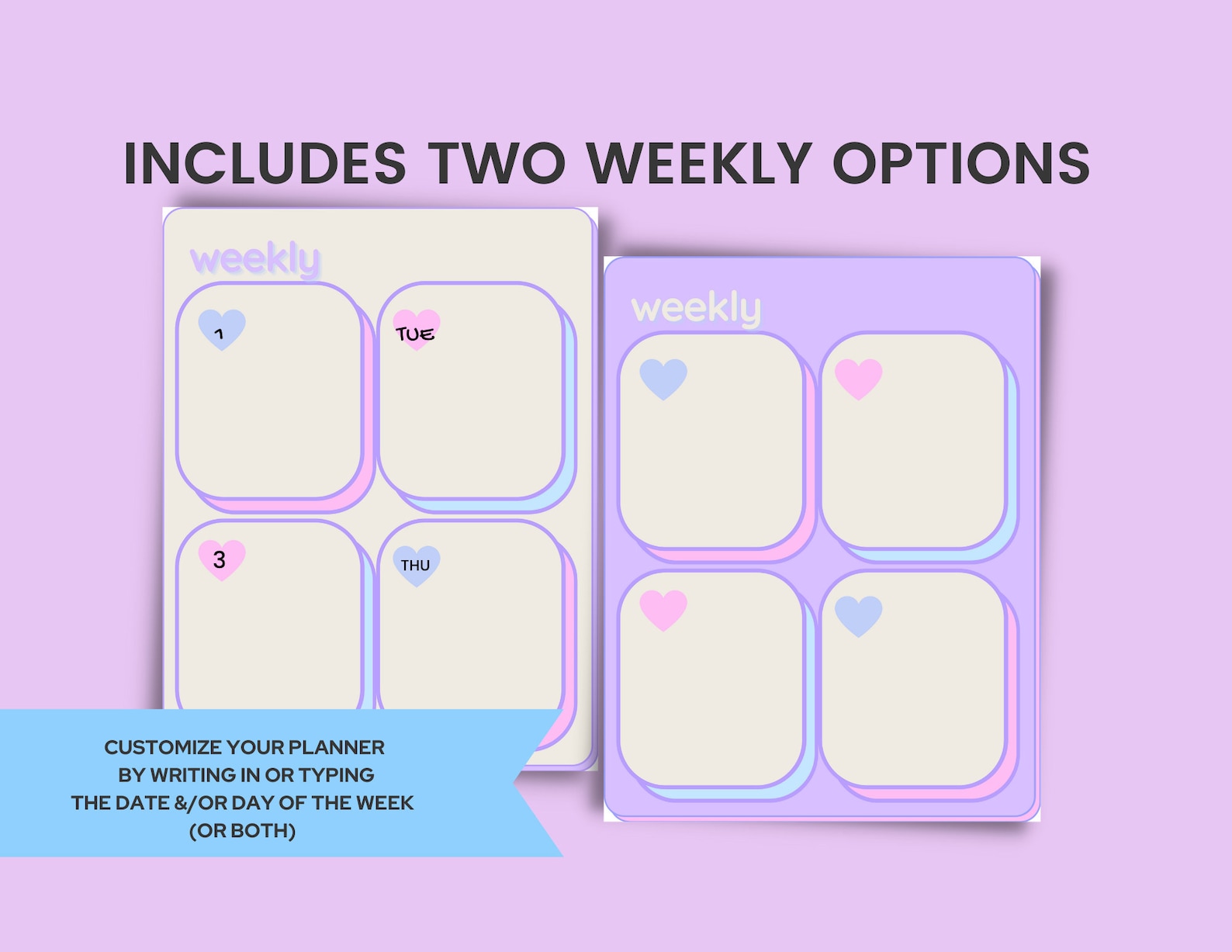 Printable Pastel Planner | Kawaii Weekly Planner, Kawaii Daily Planner ...