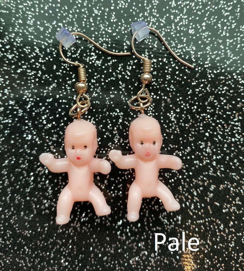 Multicolored Plastic Baby Earrings Etsy