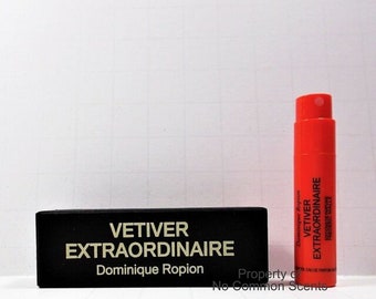 Frederic Malle Vetiver Extraordinaire sample 1.2ml official sample vial 0.04 o.z.