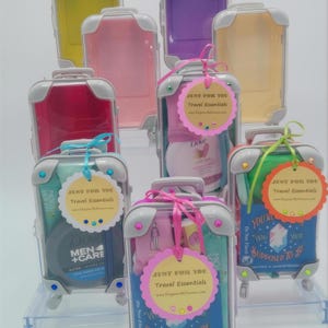 Travel Size Toiletries Kit: Vacation Essentials, Mini Suitcase