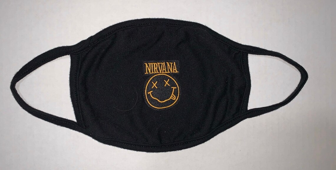 Metal Rock band face masks Etsy