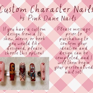 Custom Character Nails