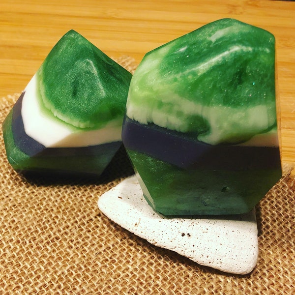 EMERALD SOAP ROCK | Gemstone Soap Bar