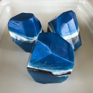 ROYALTY SOAP ROCK | Sapphire Gemstone Soap Bar