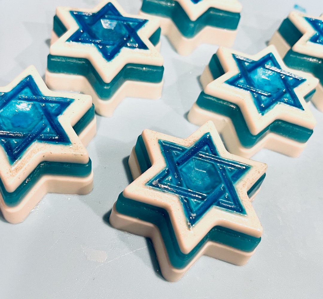 Star of David Shea Butter Soap Bar Hanukkah Gift Soap Passover Gift