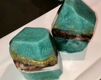 TURQUOISE SOAP ROCK | Gemstone Soap Bar