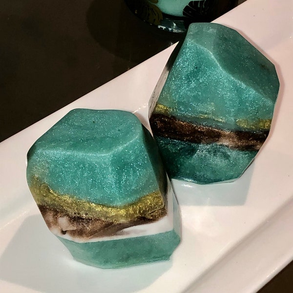 TURQUOISE SOAP ROCK | Gemstone Soap Bar