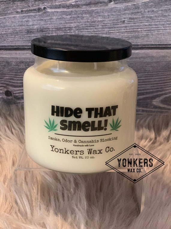 Odor Eliminator Candle, Hide That Smell, Fresh Linen, Soy Wax Candles,  Scented Candles, Weed Smell Remover Candle, Smoke Eliminator Melts 