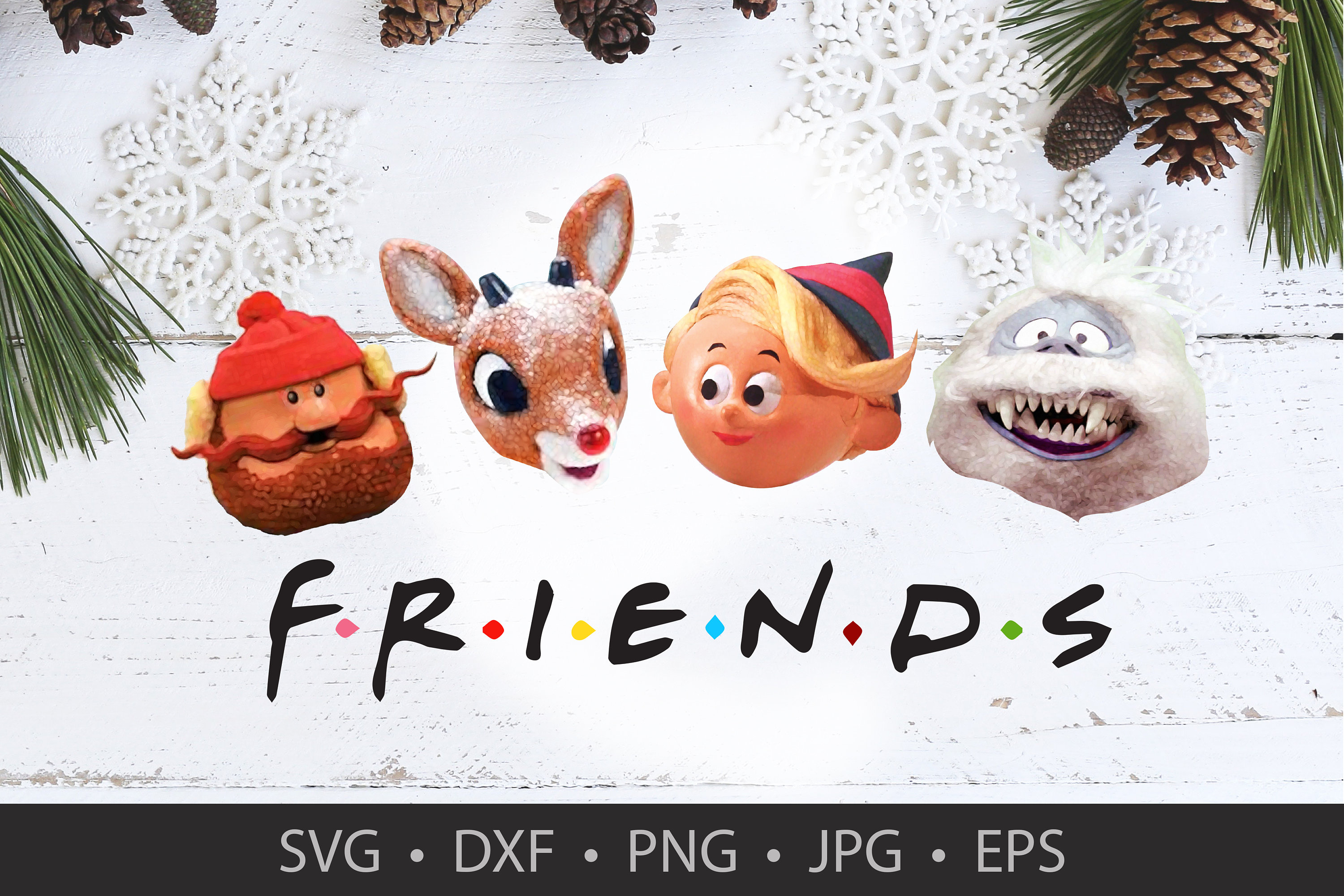 RUDOLPH MISFIT Toys FRIENDS Holiday Digital Download cricut Etsy