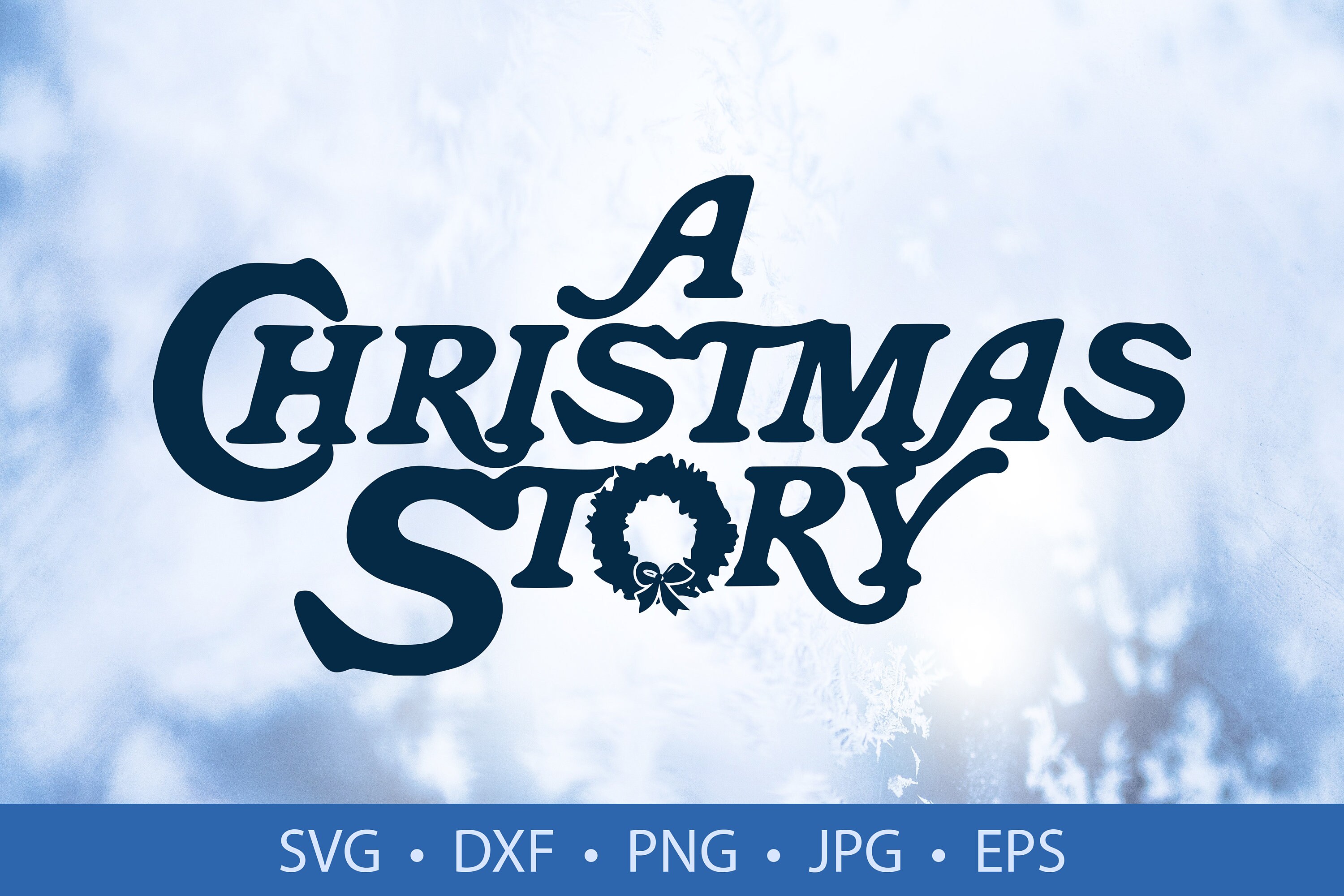 Story christmas theatermania logo A CHRISTMAS STORY Movie Title Logo Holiday Digital Download | Etsy