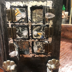 Altered Book Art: Jackson Pollock Inspired Mixed Media