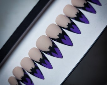 Uñas postizas Batty Babe (que brillan en la oscuridad)