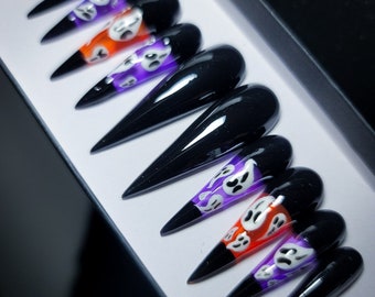 Spooky Lamp (Glow in the Dark) Press on Nail Set