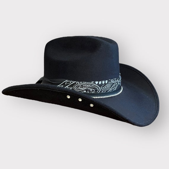 Cowboy Hat With Bandana - Etsy