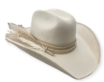 White cowboy hat