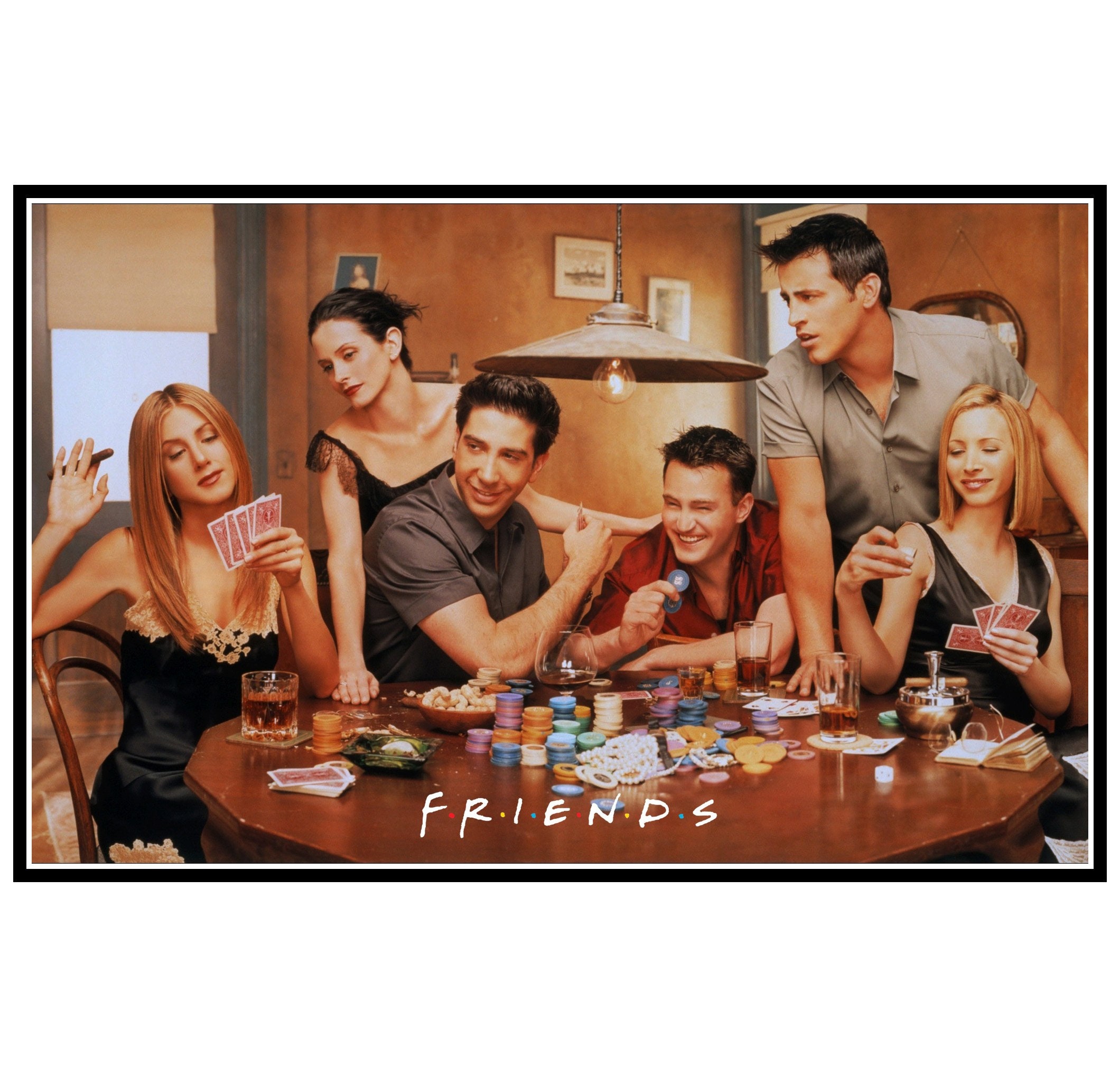 Friends TV Series After Party Movie Poster Print & Unframed Canvas Prints Friends TV Series After Party Movie Poster Print & Unframed Canvas Prints