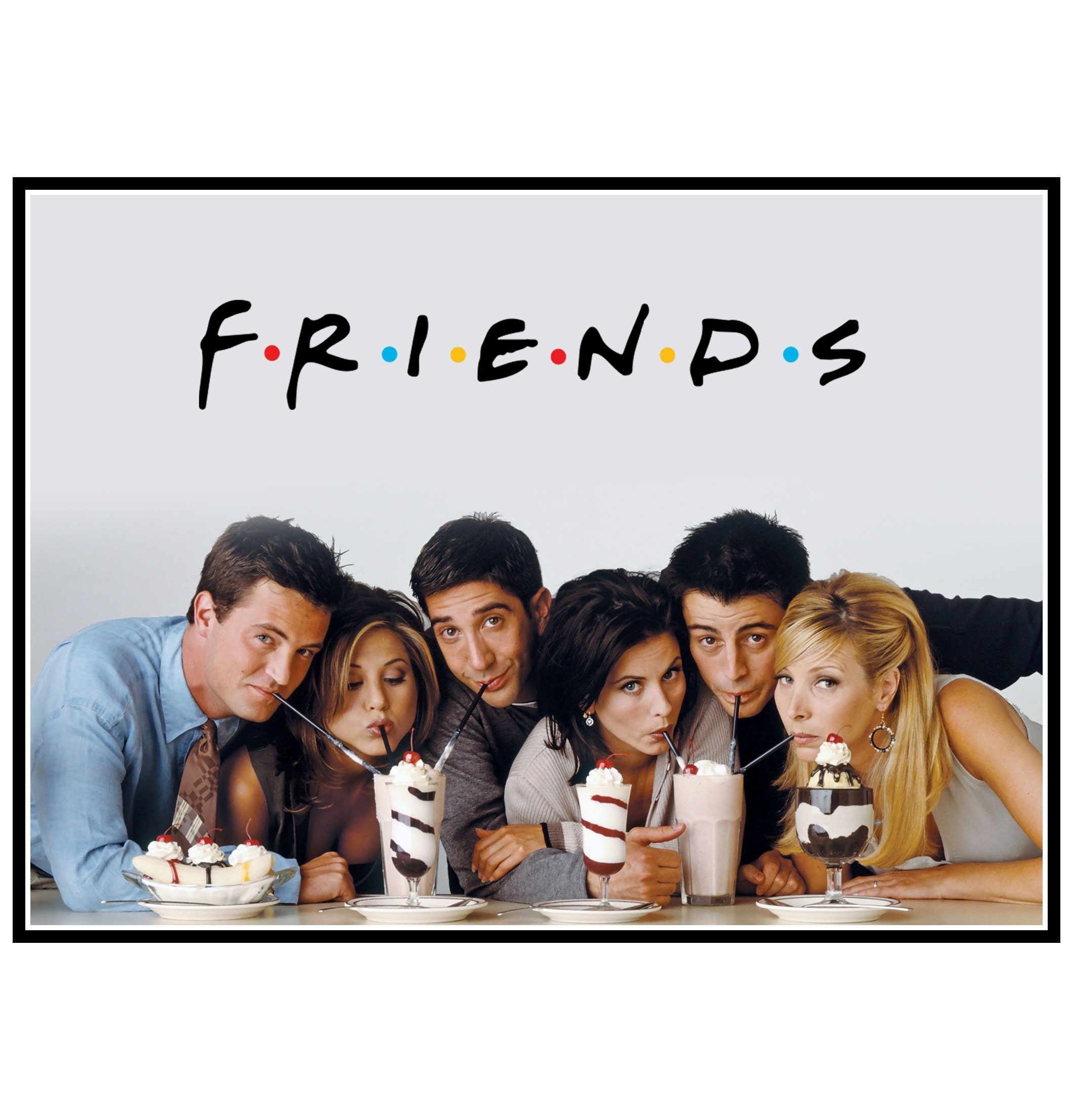Friends TV Series After Party Movie Poster Print & Unframed Canvas Prints Friends TV Series After Party Movie Poster Print & Unframed Canvas Prints