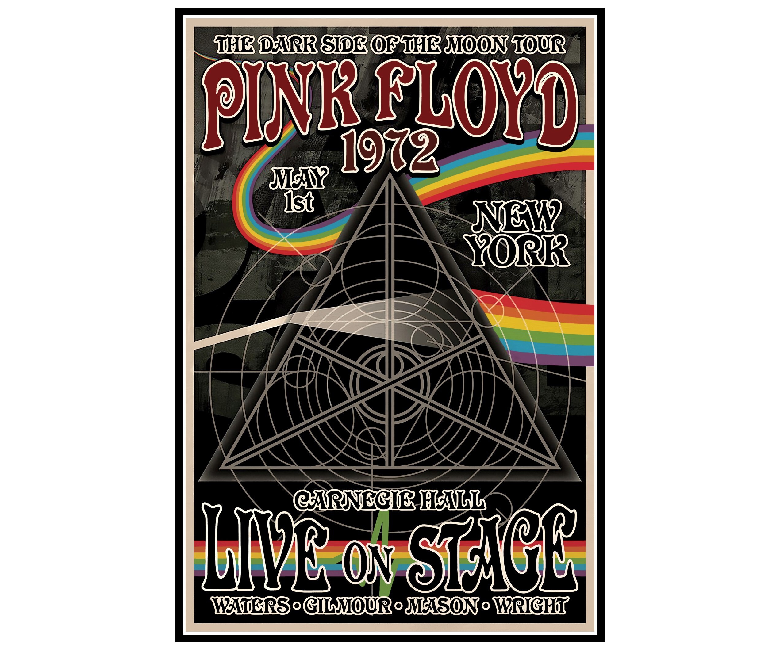 Art print poster canvas Pink Floyd Echoes From The Dark Side Of The Moon Art print poster canvas Pink Floyd Echoes From The Dark Side Of The Moon