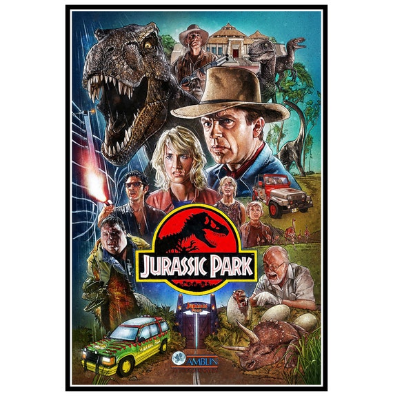 JURASSIC PARK 3 MV00224 MOVIE POSTER REPRODUCTION ART PRINT A4 A3 A2 A1