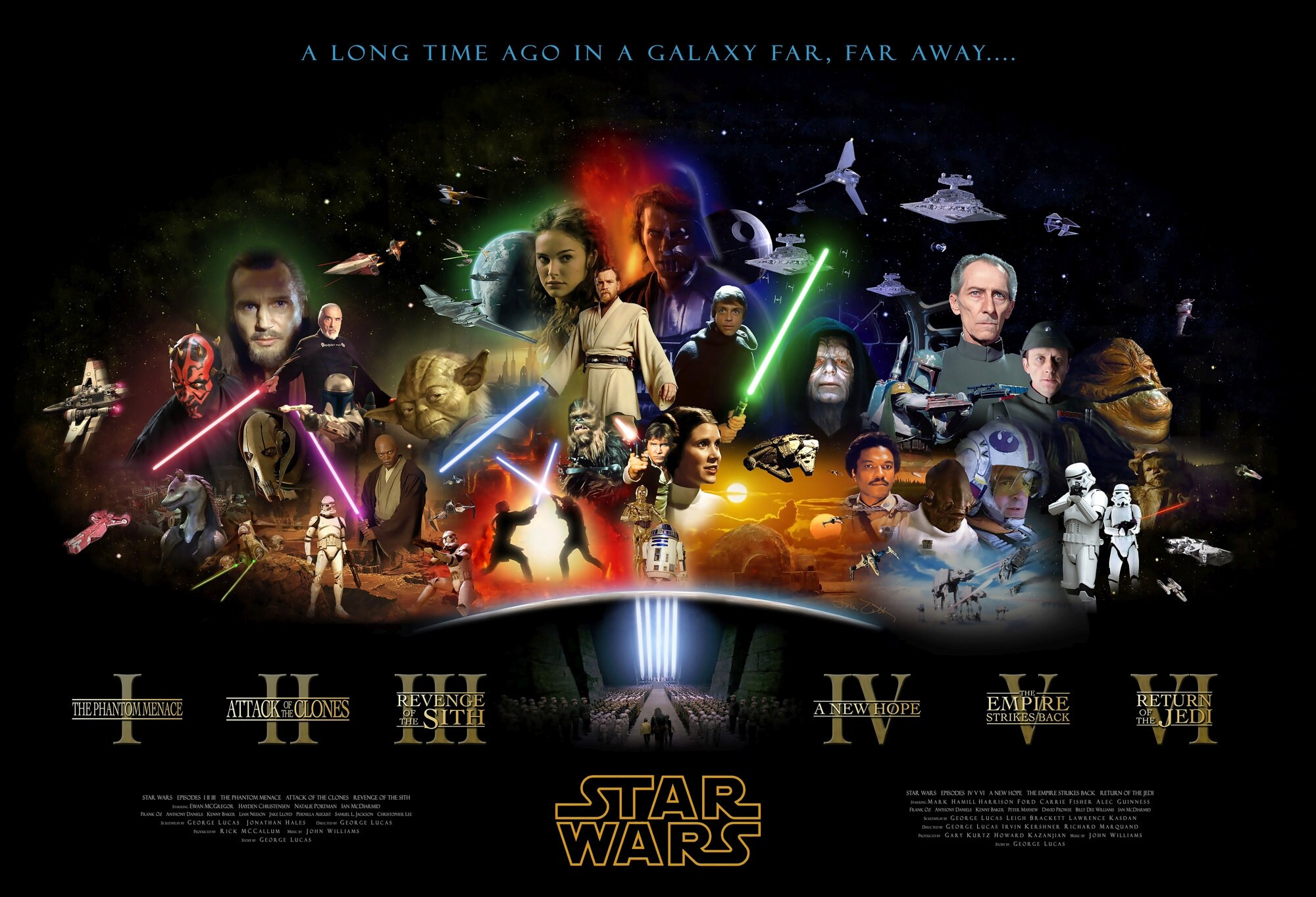 Star Wars Movies Poster Prints and Canvas Prints | Etsy