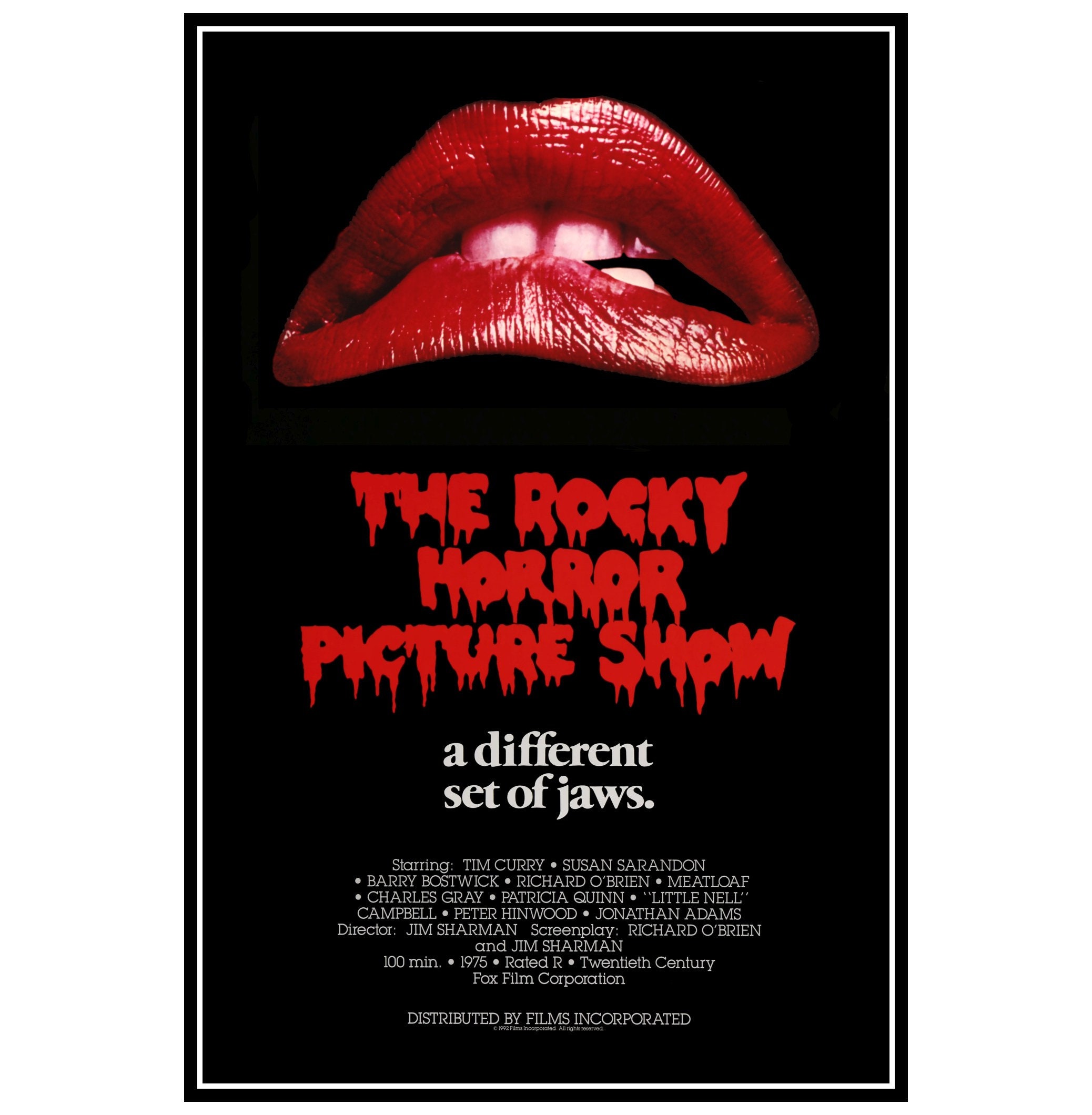 The Rocky Horror Picture Show Lips Movie Poster Print and Etsy Australia