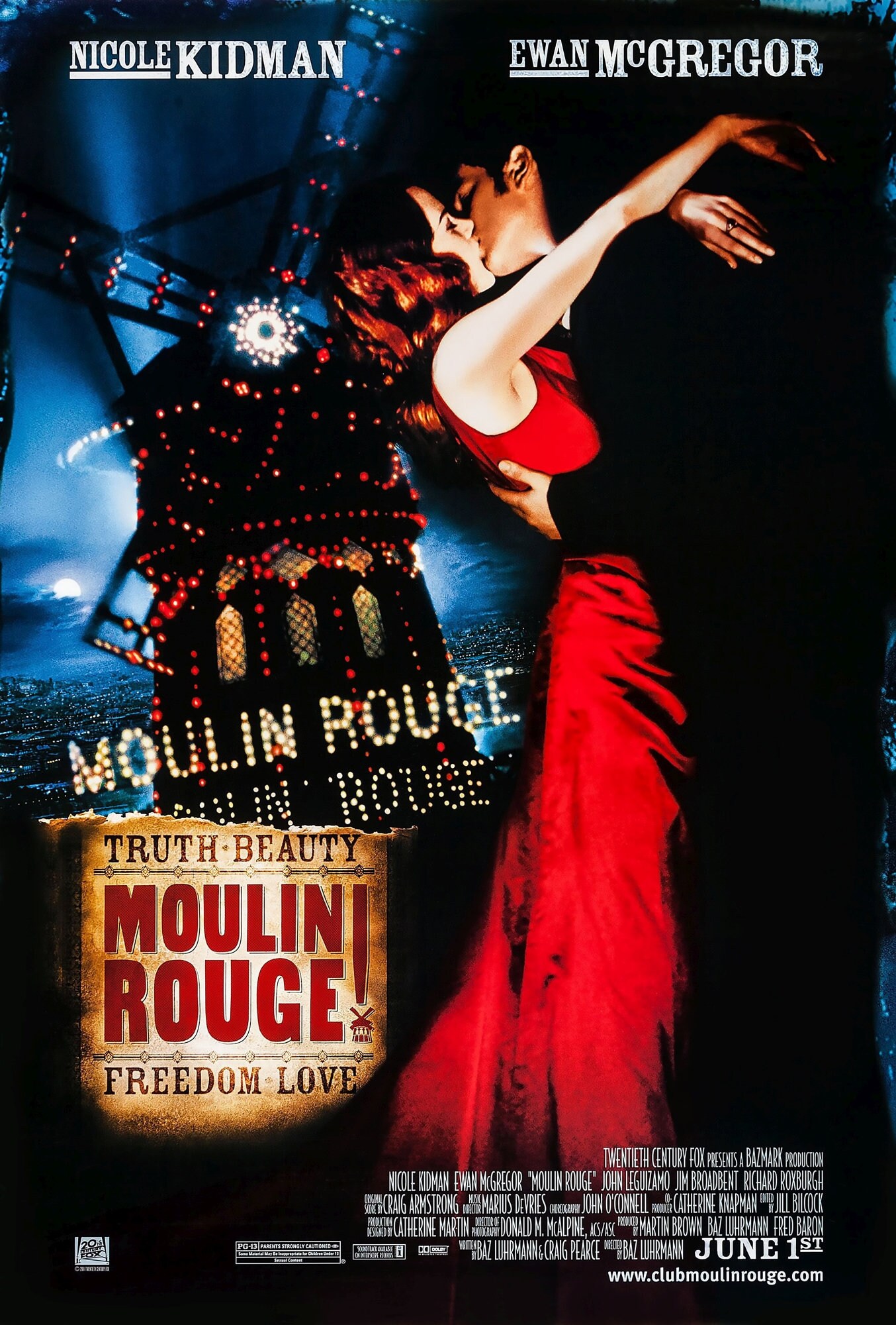 Moulin Rouge Movie Poster Prints and Unframed Canvas Prints Etsy