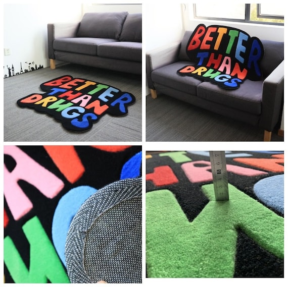 Custom Tufted Rugs -BEST PRICE- (tuffed) Around 2x2 Foot (24