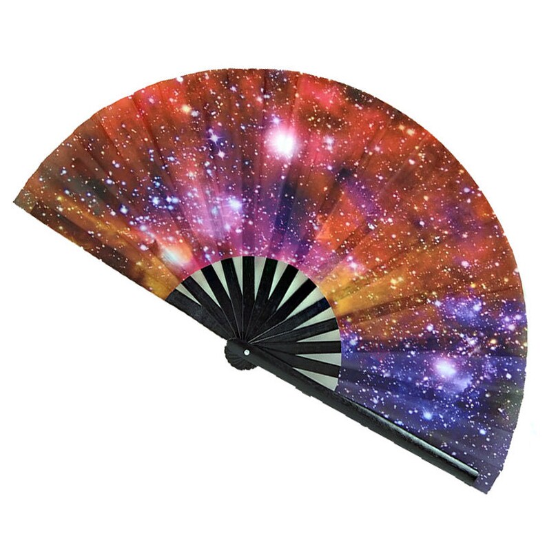 Custom Fan Foldable Personalized Picture handheld fan. Bamboo or Plastic Fan For Raves Clacks Festival BEST PRICE message for bulk order image 8