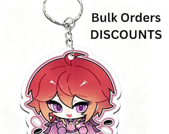 Custom Acrylic Photo & Logo Personalised Keychain Bulk Orders Only