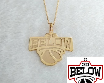 Custom Pendant Logo Shape Icon Pattern Engraved Custom Necklace Pendant Charm Locket | Logo Necklace | Message For Bulk Order Discount!