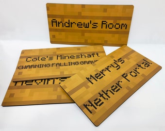 Minecraft Inspired Gift Minecraft Sign Minecraft Birthday Gift, Minecraft Toy - The Perfect Minecraft Gift!!!