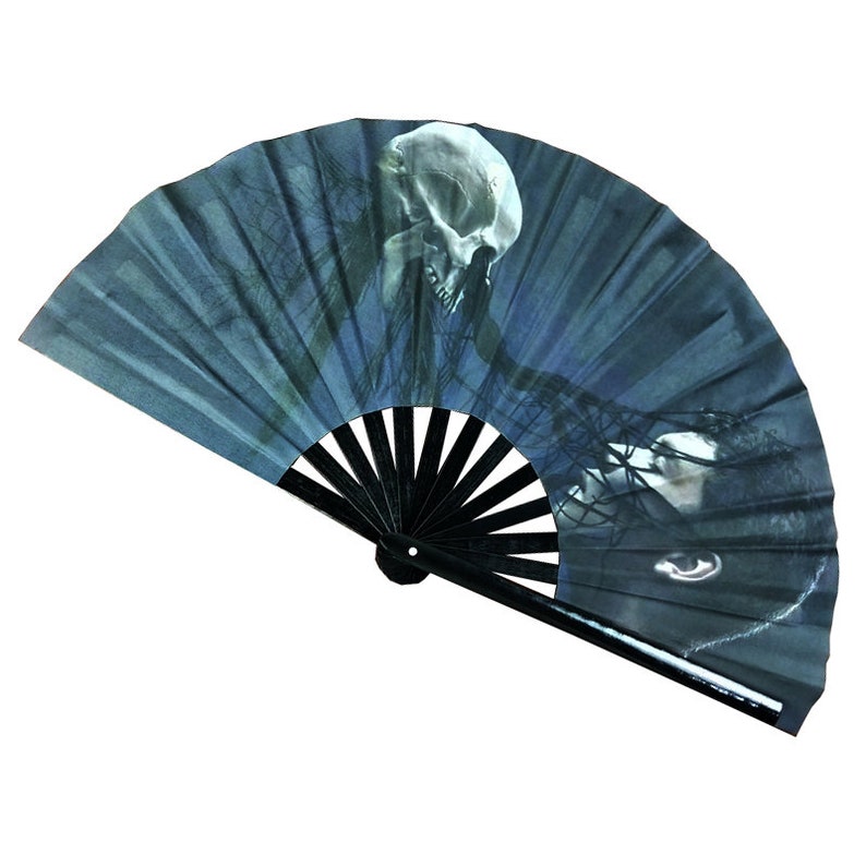 Custom Fan Foldable Personalized Picture handheld fan. Bamboo or Plastic Fan For Raves Clacks Festival BEST PRICE message for bulk order image 7