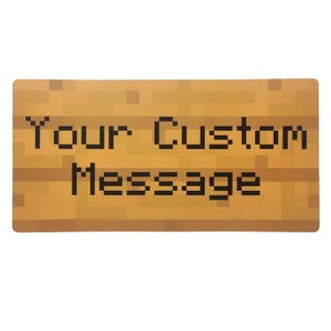Minecraft Inspired Gift Minecraft Sign Minecraft Birthday Gift, Minecraft Toy The Perfect Minecraft Gift Now Made From WOOD image 9