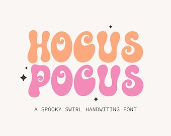 Kusliga söta Halloween-typsnitt - Groovy, Swirl och Boho-stilar för Cricut - Spöklika och läskiga designelement, från Boho till Spooky