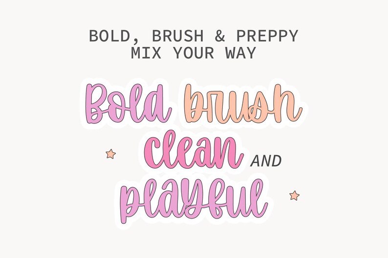 Preppy Script Font | Bold Handwritten Font (OTF, TTF, SVG) - Etsy