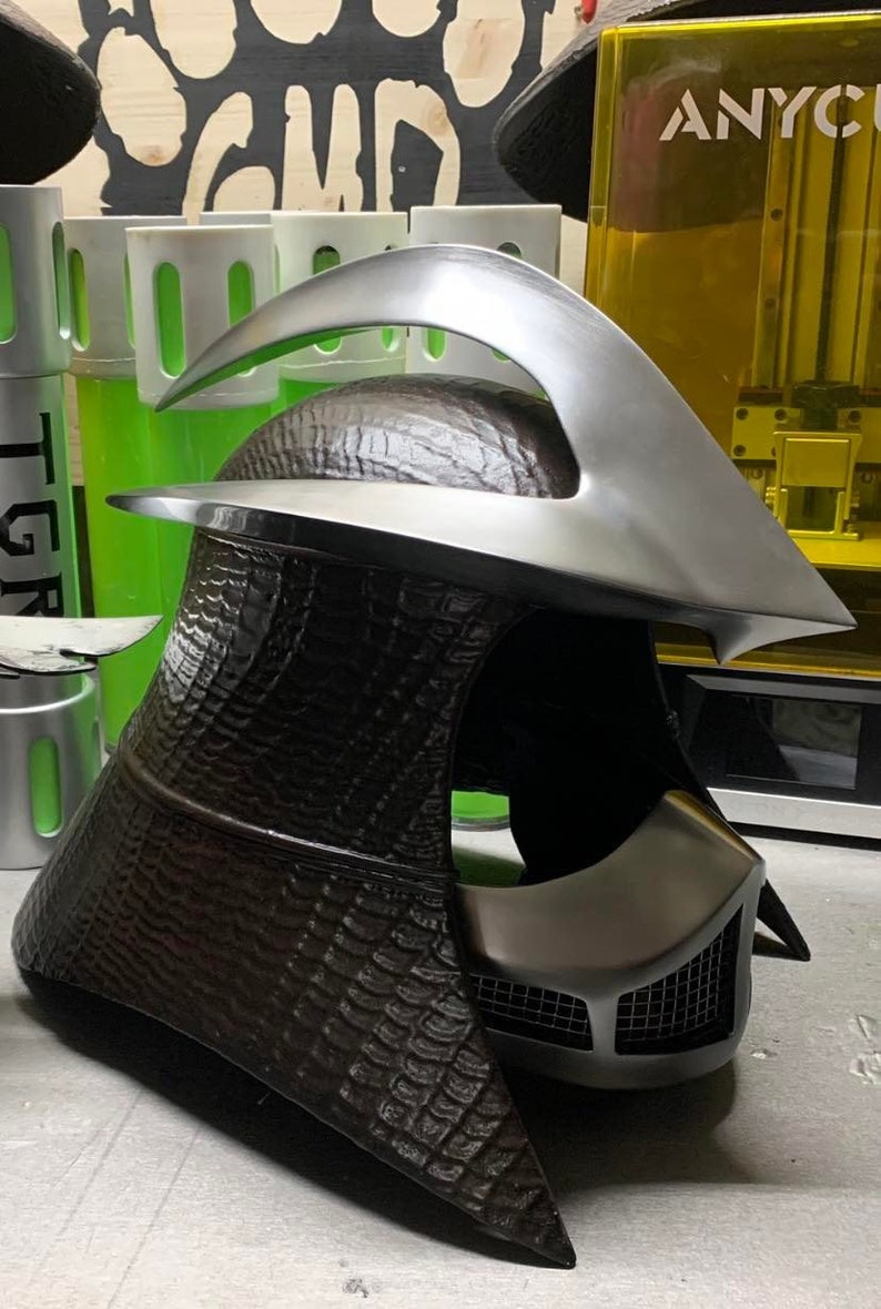 Shredder Helmet Replica From T M N T 1990 Movie Turtles Ninja Etsy