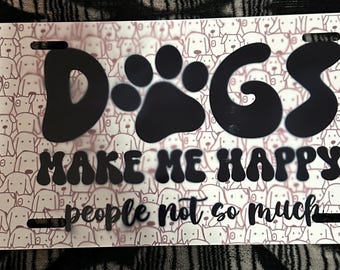 New license plate “Dogs”