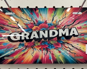 New license plate Grandma