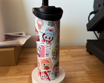 Monster Art 20oz Tumbler, Flip Top Straw