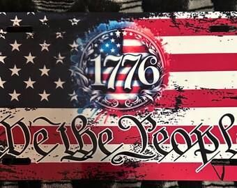 New license plate “ We The People”