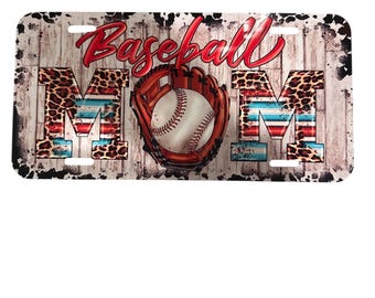 New license plate “Baseball mom”