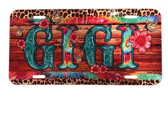 Nouvelle plaque d'immatriculation « Gigi »